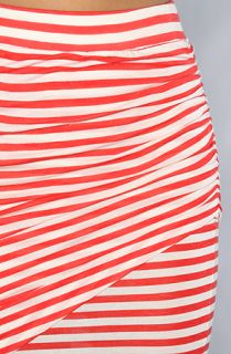 Pencey Standard The Twist Mini Skirt in Red Stripe