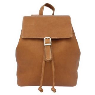 Handbags Piel Top FLap Drawstring Backpack Saddle 