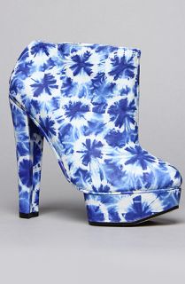Senso Diffusion The Wilma Shoe in Blue Nappa Tie Dye