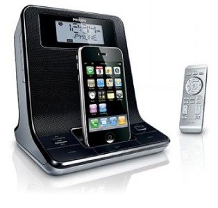 iPod iPhone 4 4S Alarm Clock FM Radio Dock Docking Station