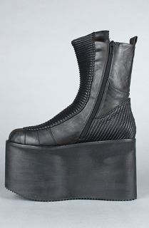 Substitute The Queen Boot in Black Concrete