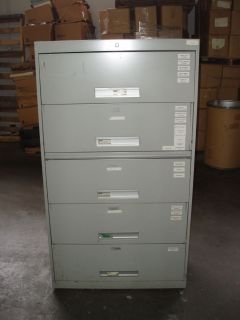  5 Drawer Storage Filing Cabinet