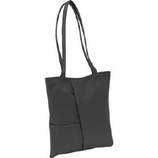 Handbags Derek Alexander Leather Large North South Shopper/Tote Black