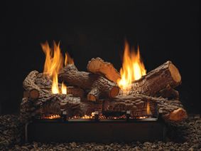  Fireplaces Logs Seethrough Empire Propane Natural Gas Ventless