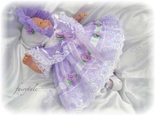 FAIRYTALE NEWBORN BABIES ROMANY DRESS SET OR REBORN 18 20 DOLL