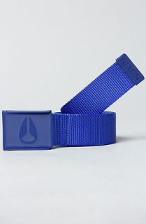 Nixon The Mono Enamel Wings Belt in Royal