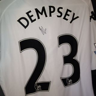 Clint Dempsey Signed Fulham Jersey US Soccer Premier League