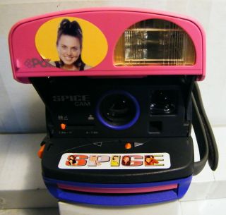 Polaroid 600 Instant Film Camera  Spice Girls Spice Cam with Stickers