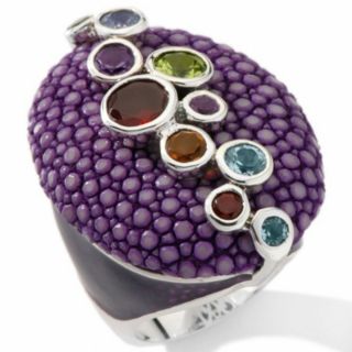  SOLD OUT Chi By Falchi Sterling Silver Multigemstone Purple