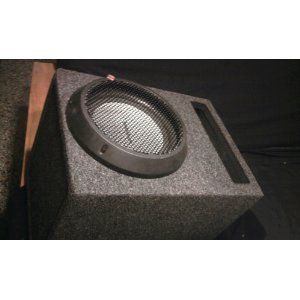 Single Slot Vented 10 Sub Bass Hatchback Speaker Box