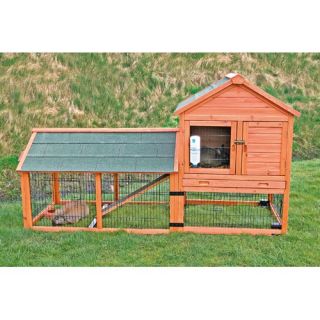 Trixie Rabbit Hutch with Outdoor Run and Wheels 62333