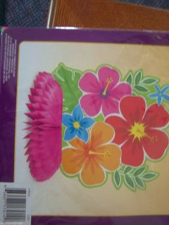 HIBISCUS FLOWERS CENTERPIECE LUAU DECORATIONS PARTY SUPPLIES NEW