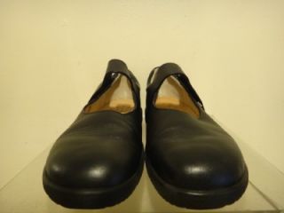 Finn Comfort Womens Black Leather Mary Jane Casual Flats Shoes Size 7