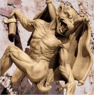 Medieval Gargoyle Wall Prop Display. Gothic Home Statue Products