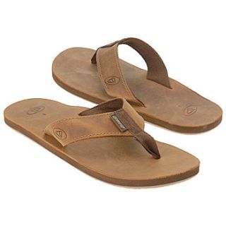 Mens Reef Leather Smoothy Bronze/Brown 