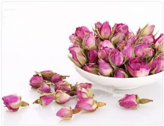 French rose Flower Buds Whole   Premium Organic Loose Tea (50g bag)