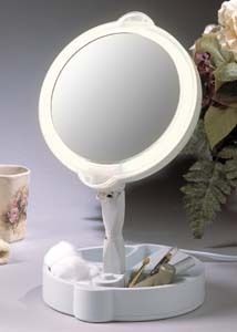  Home & Travel MateTM Lighted Makeup Mirror [7501 8 9] $69.99 FLOXITE