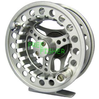 Fly Fishing CNC Anodized Aluminum Fly Reel 9 11 Silver R08