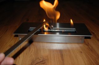 Stainless Steel Bio Ethanol Firebox Fireplace Insert