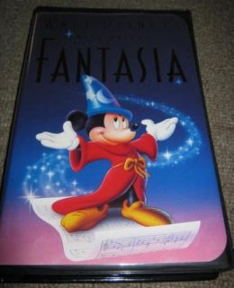 Fantasia VHS Tape 1991 Walt Disney Masterpiec Pre Owned