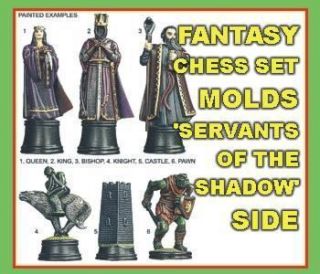 Prince August Fantasy Chess Sets Moulds Molds No 722