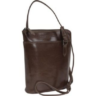 Handbags Derek Alexander Leather Top Zip Mini Coffee 