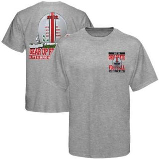 Ohio State Buckeyes 2012 Football Schedule Gear Up T Shirt Ash