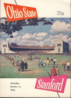 1956 Ohio State Buckeyes V Stanford Football Program