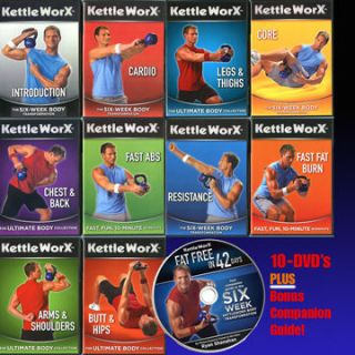 Kettleworx Kettlebell 10 DVD Set Ultimate Collection Kettleworks