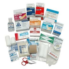 First Aid Kit Refill for 2 Shelf Kit with Medications