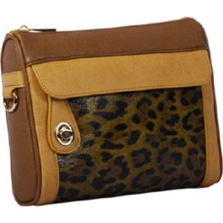 Bags   Handbags   Clutches   Yellow   Brown 