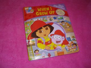 WHEN I GROW UP My First Look and Find Dora (2007, Hardcover)