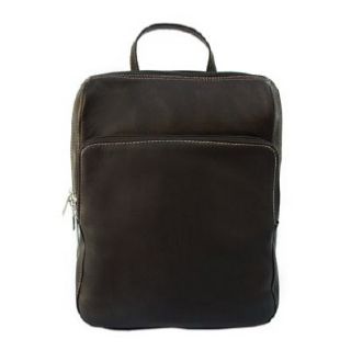Handbags Piel Slim Front Backpack Chocolate 