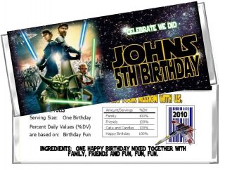 Lego Star Wars Clone Wars Birthday Party Invitations
