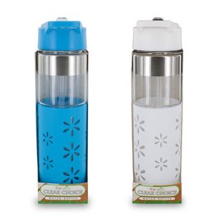 22 oz Eco Clear Choice Snow Flake Silicon Sleeve Hydration Water