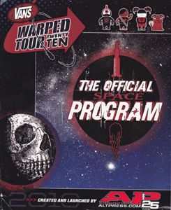 Name of magazine The Official Program Twenty Ten Vans Warped Tour