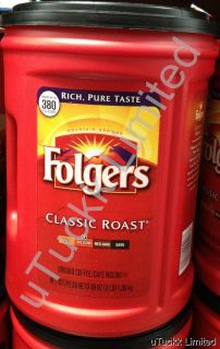 48oz Folgers Classic Roast Medium Ground Coffee Makes 380 3lb