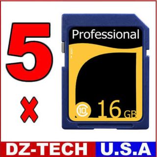  16GB High Speed SDHC SD HC Class 10 Flash Memory Card 16 G
