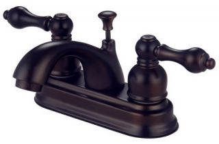 Oil Rubbed Bronze 4 2 Handle Lavatory Faucet 36127