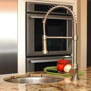 Fontaine Residential Spring Pull Down Kitchen Faucet Stainless Steel