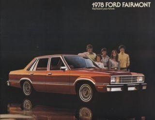 1978 Ford Fairmont Dealer Sales Brochure Book ES