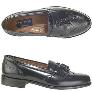 Mens Bostonian Evanston Black Leather 