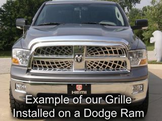 Ford Ranger 98 00 Chrome Billet Grille Insert Stainless Steel Trim