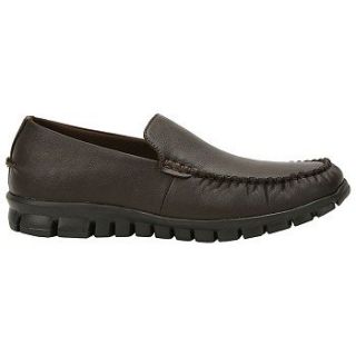 Mens No Sox Moc Dark Brown 