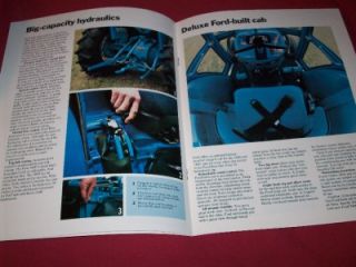 1970 s ford 2600 3600 tractor brochure nice