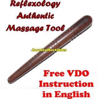Reflexology Massage Body Foot Hand Arm Leg Tool Equipment Thai Black