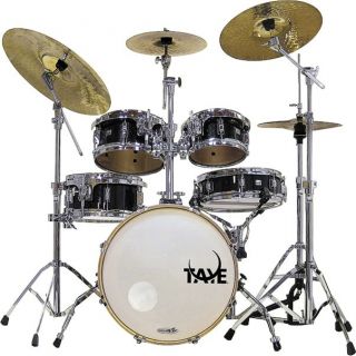 Taye Drums Gokit Fusion 5pc Drum Set Black Microflake