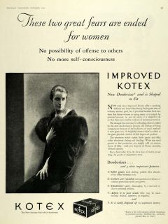  Kotex Co. Sanitary Pads Feminine Care Products   ORIGINAL ADVERTISING