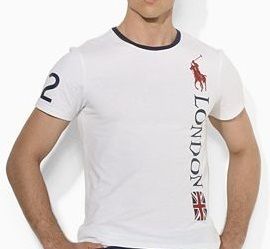 NEW POLO RALPH LAUREN Official LONDON 2012 OLYMPIC Custom Fit T SHIRT