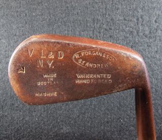 FORGAN Son Vintage Mashie Golf Club Hickory Shaft Great Golf Gift